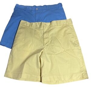 Southern Tide Mens Intracoastal Waterway Shorts Bundle Blue Yellow Size 38 Lot 2
